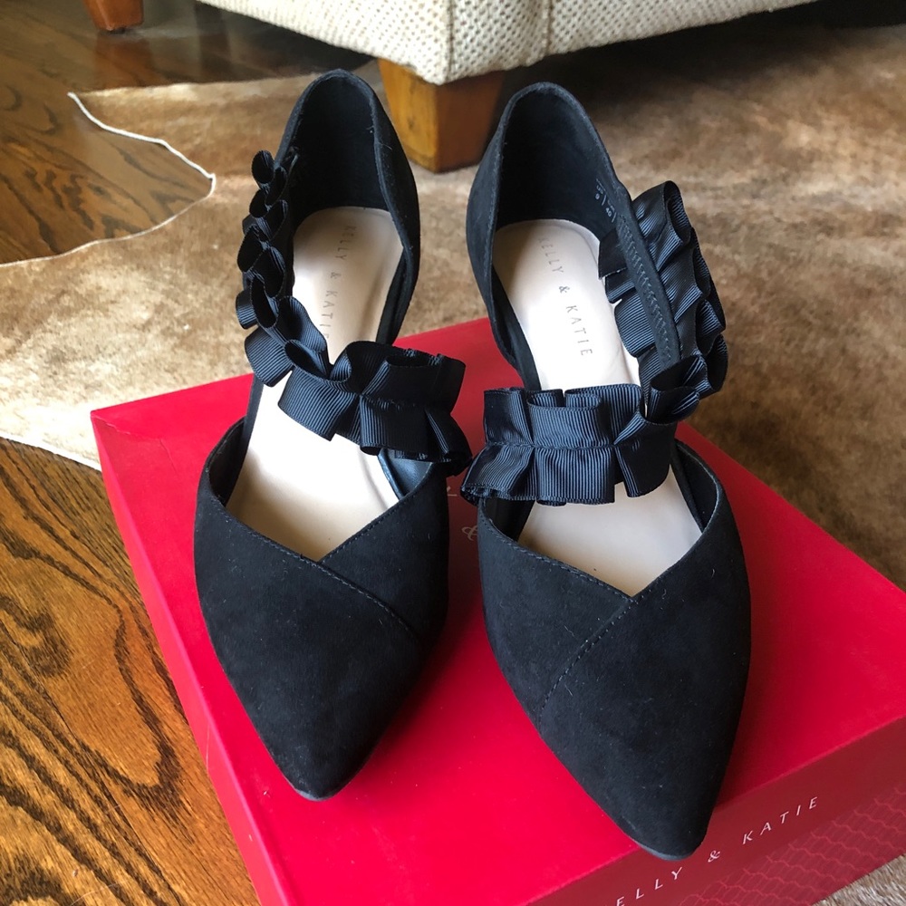 Katie and Kelly Black Heels
